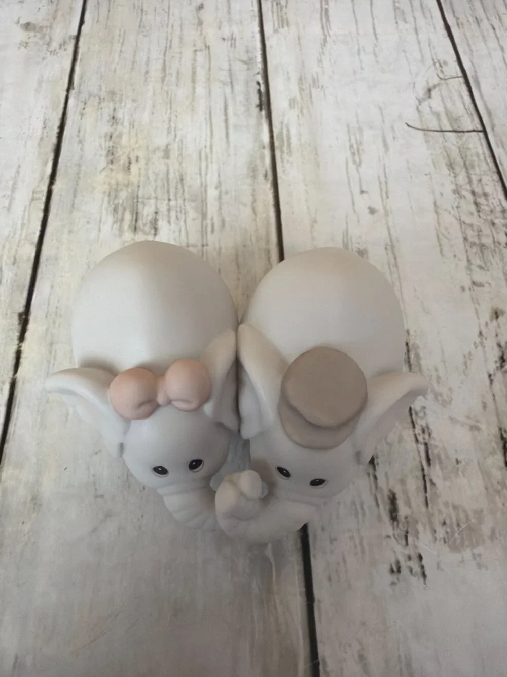 Set of 2Precious Moments Noah's Ark 2 By 2 Elephant 530131 & Lamb 530077 No Box - Picture 10 of 12